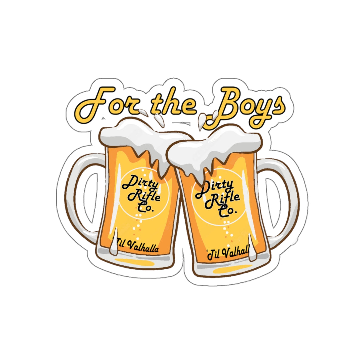 For the Boys Sticker