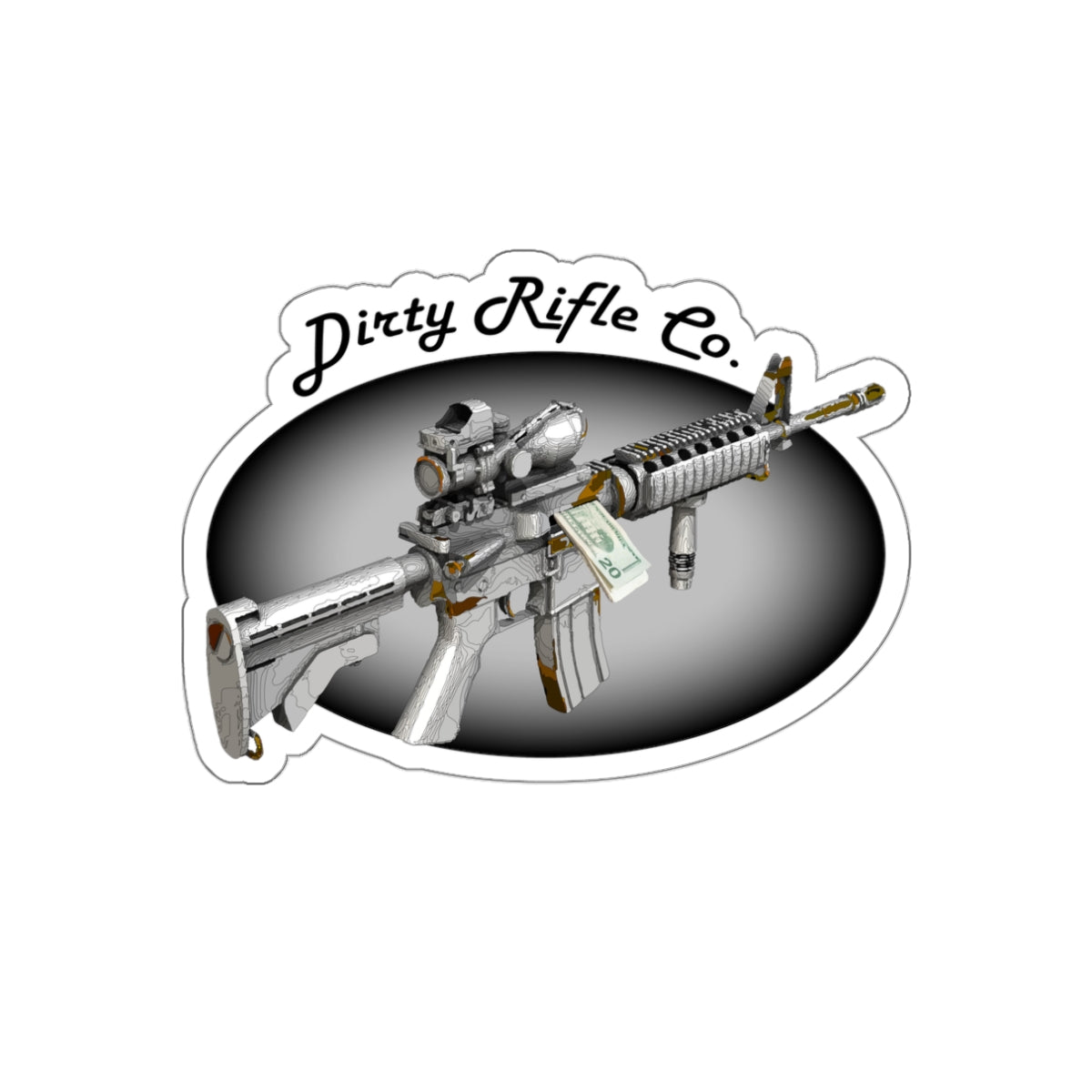 Dirty Rifle Co Vinyl Sticker