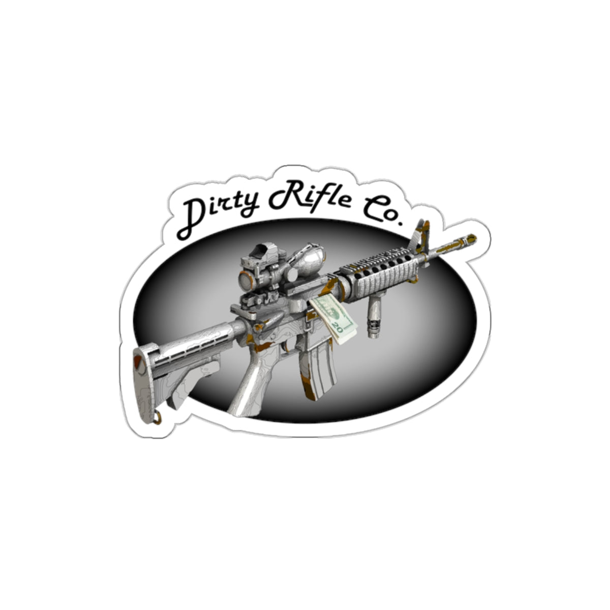 Dirty Rifle Co Vinyl Sticker