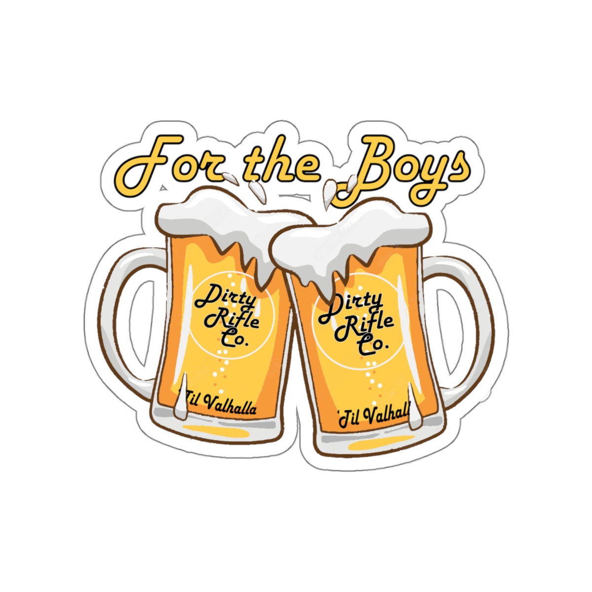 For the Boys Sticker