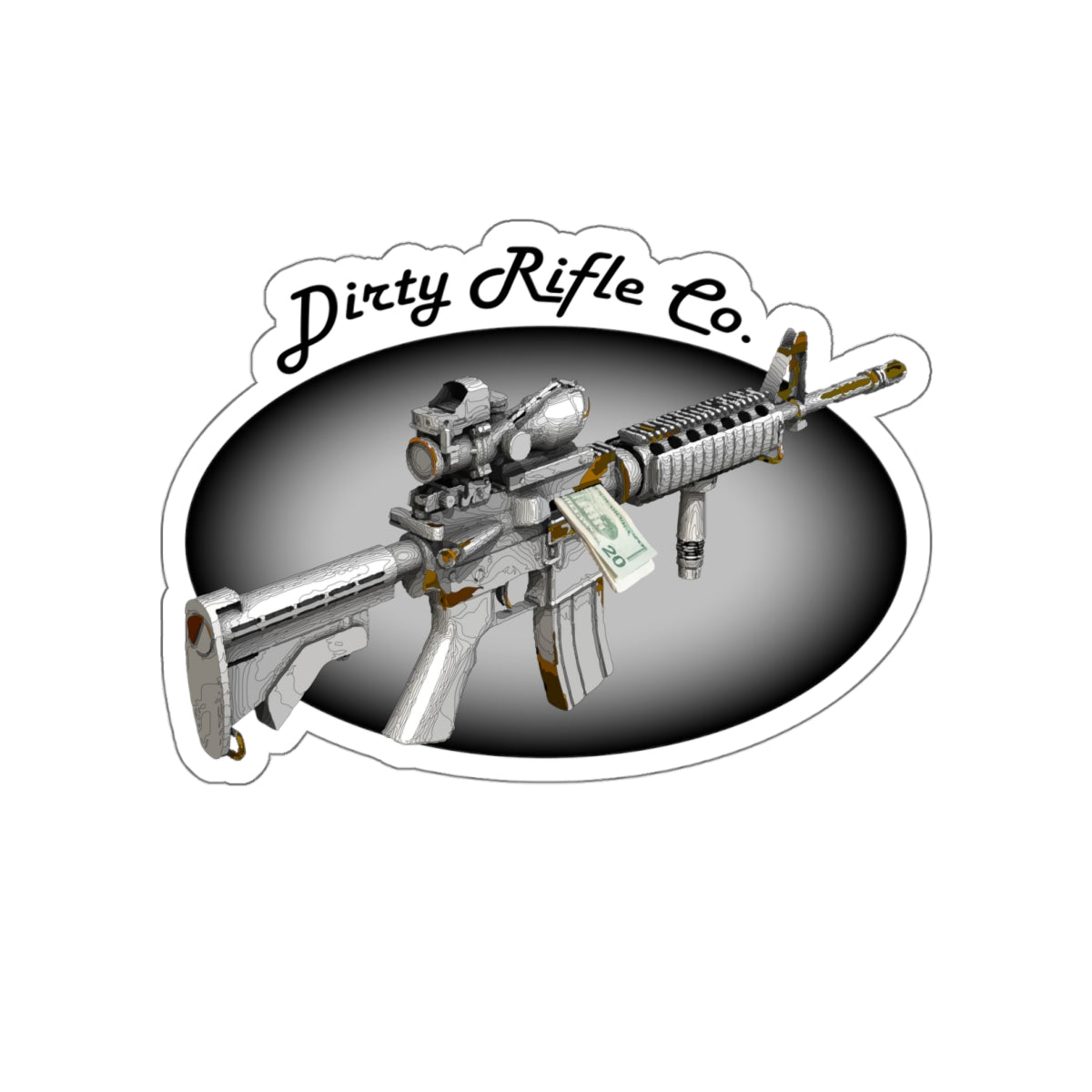 Dirty Rifle Co Vinyl Sticker
