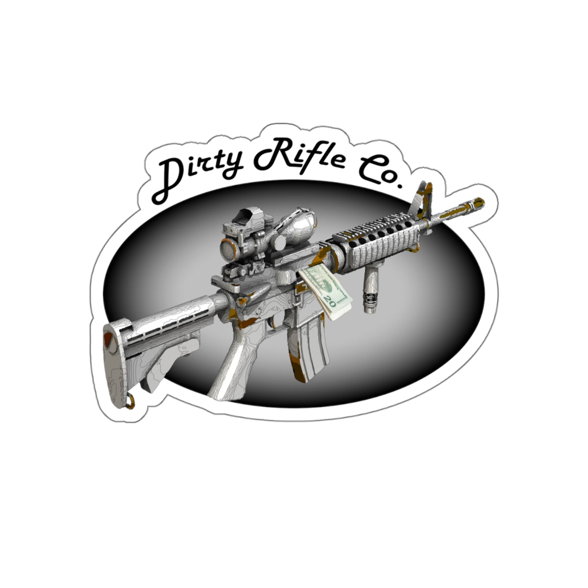 Dirty Rifle Co Vinyl Sticker