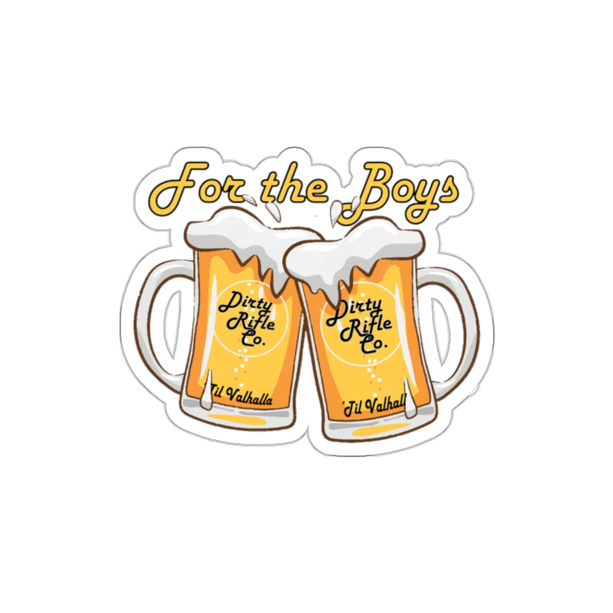 For the Boys Sticker