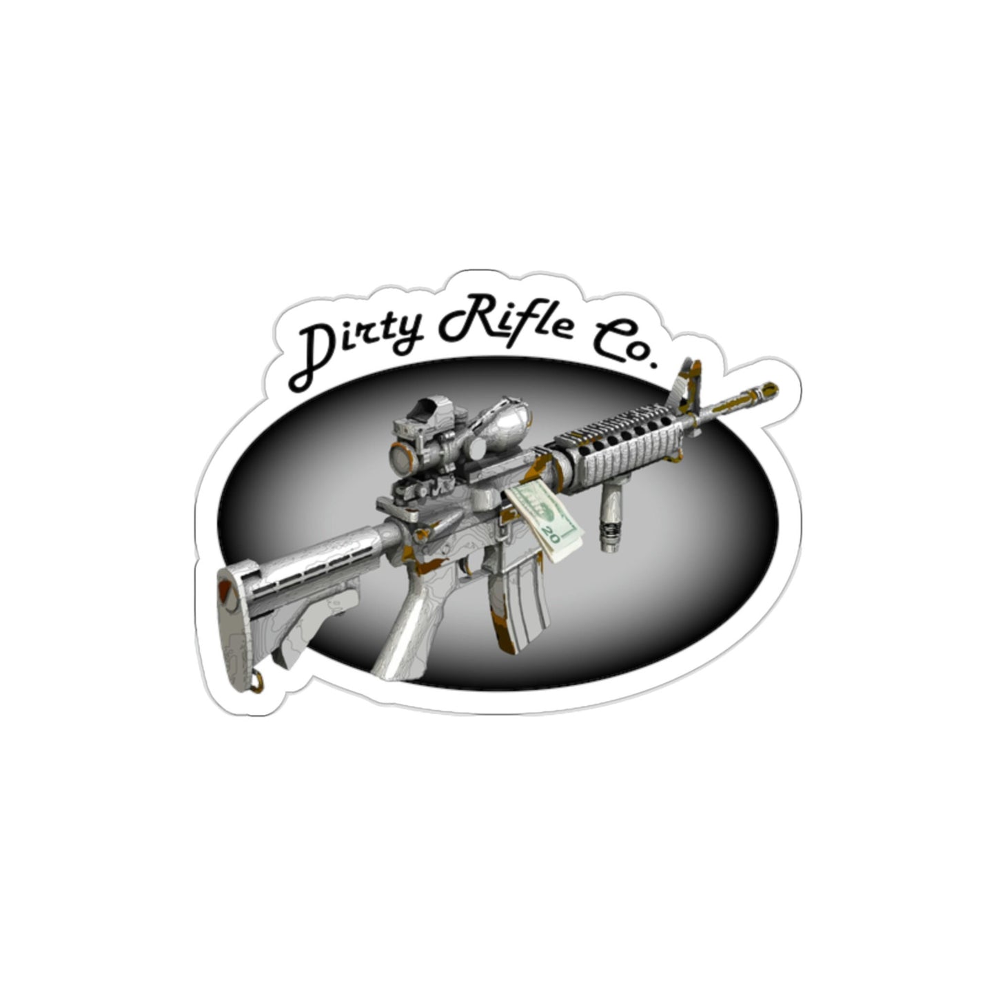 Dirty Rifle Co Vinyl Sticker