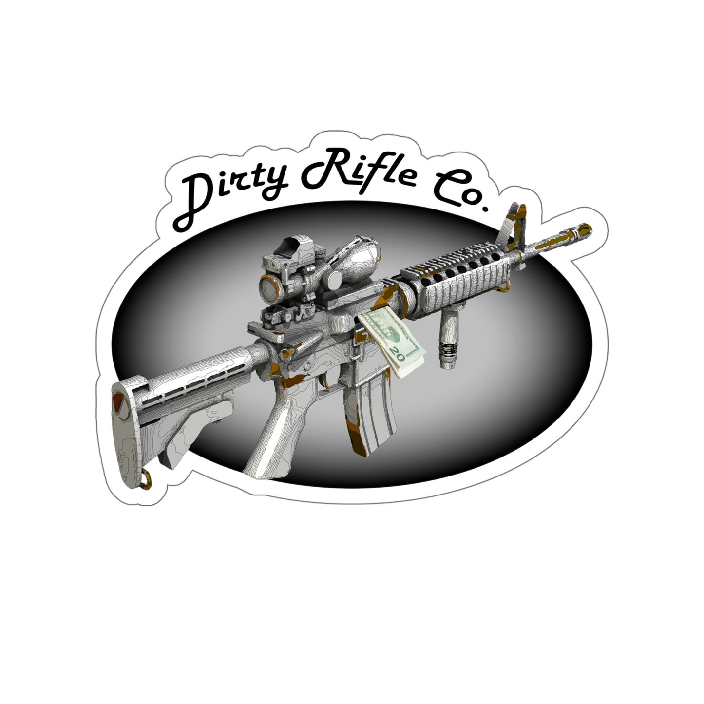Dirty Rifle Co Vinyl Sticker
