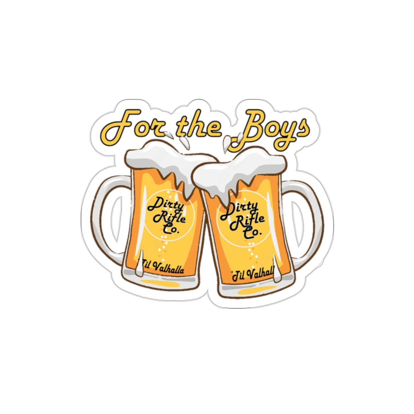 For the Boys Sticker