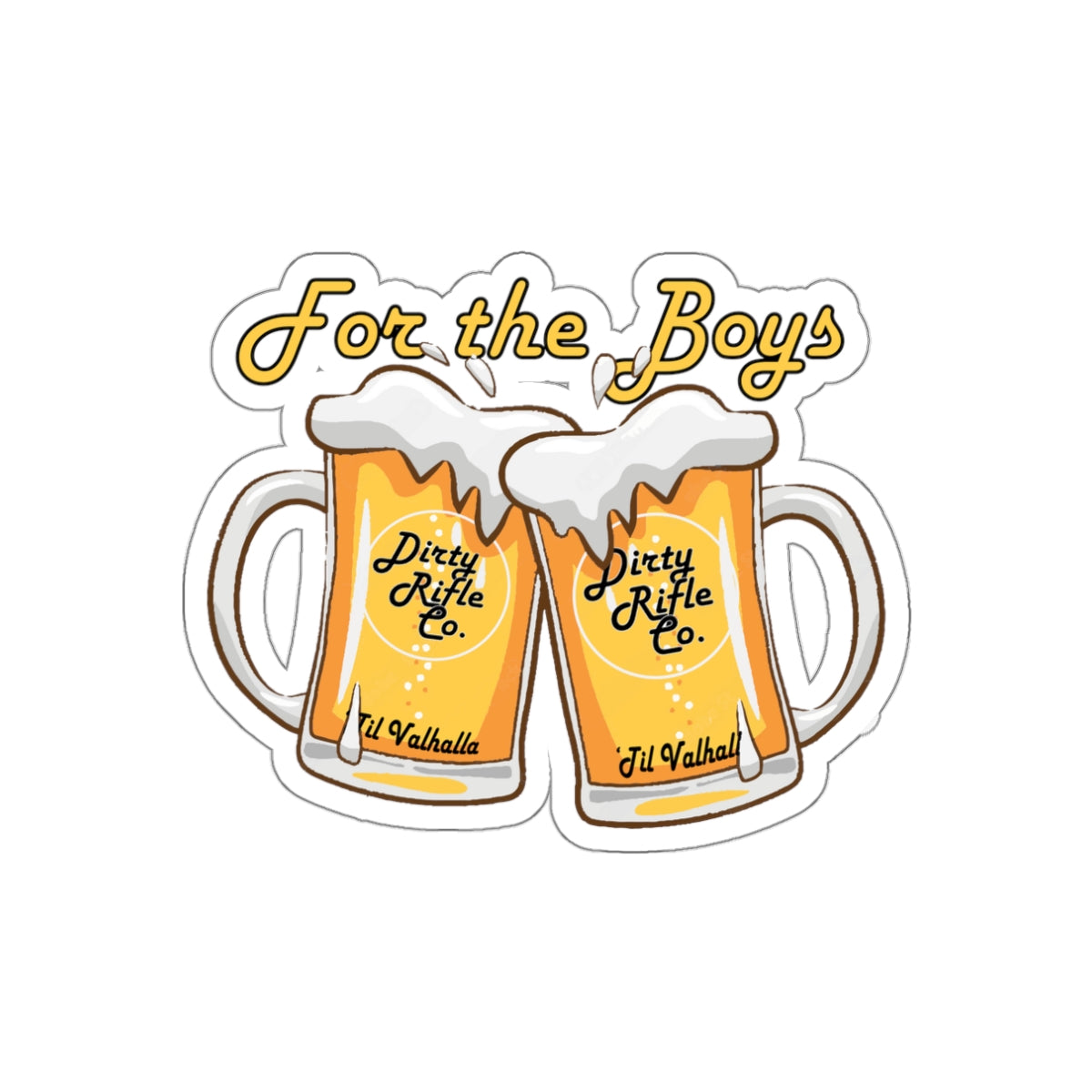For the Boys Sticker
